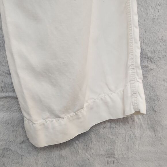 EXPRESS cotton linen blend white pants for women - Picture 7 of 11
